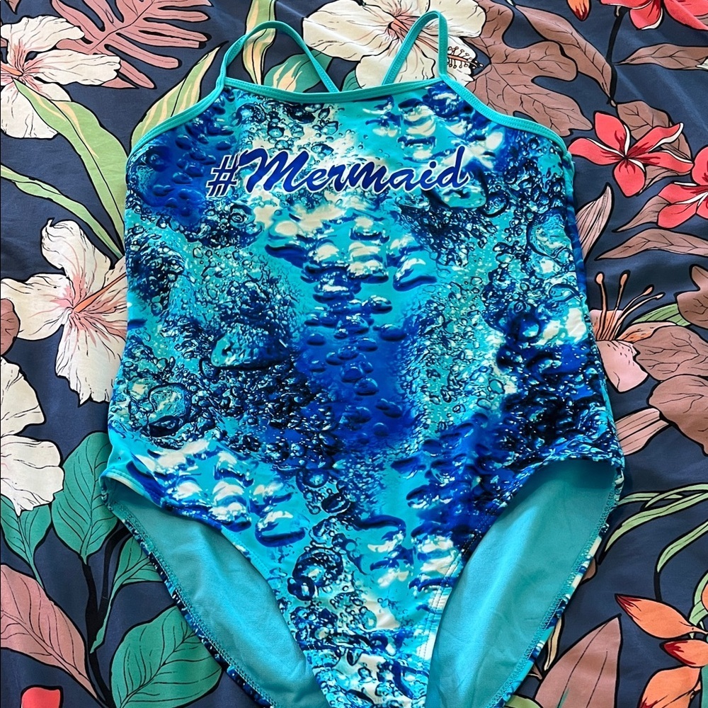 Mermaid one piece swimsuit new